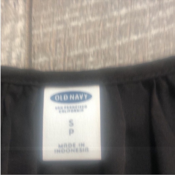 Old Navy Size Small Black Long-Sleeve Top New With Tags - Picture 5 of 7